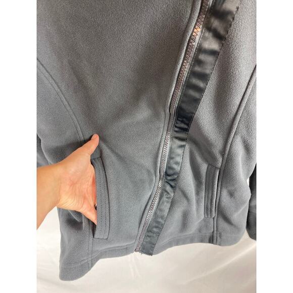 Mondetta Fleece Asymmetrical zip Sweater size medium - Picture 5 of 6